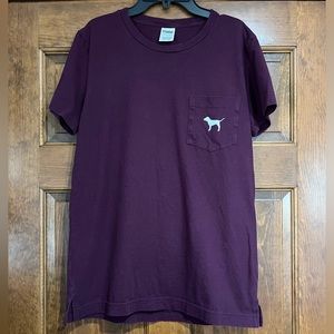 Victoria’s Secret PINK t-shirt with dog logo size xs
